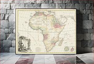 Πίνακας, L'Afrique divisée en ses principaux états