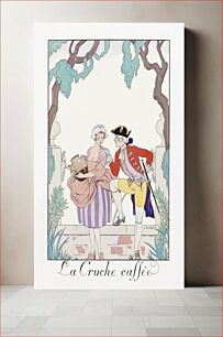 Πίνακας, La Cruche caffée (1925) by George Barbier