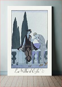 Πίνακας, La Villa d'Este: France XXe siècle (1923) by George Barbier