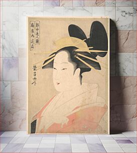 Πίνακας, Large Head and Bust Portrait of the Oiran Hanaogi of Ogiya