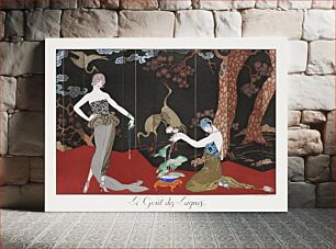 Πίνακας, Le Gout des Laques (1920) by George Barbier