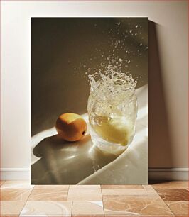 Πίνακας, Lemon and Water Splash Παφλασμός λεμονιού και νερού