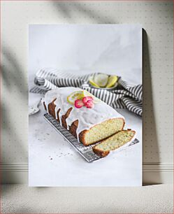 Πίνακας, Lemon Drizzle Cake Κέικ με λεμόνι