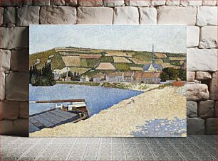 Πίνακας, Les Andelys, Côte d’Aval (1886) by Paul Signac