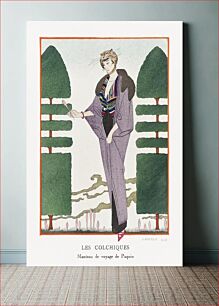 Πίνακας, Les Colchiques (1914) by George Barbier