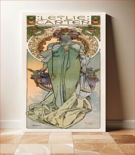 Πίνακας, Leslie Carter (1908) by Alphonse Mucha