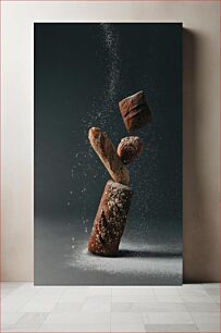 Πίνακας, Levitating Bread and Flour αιωρούμενο ψωμί και αλεύρι