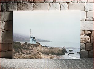 Πίνακας, Lifeguard Tower by the Sea Ναυαγοσώστης Πύργος δίπλα στη Θάλασσα