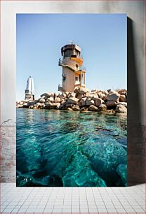 Πίνακας, Lighthouse by the Sea Φάρος δίπλα στη θάλασσα