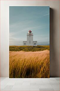 Πίνακας, Lighthouse in Field Φάρος στο Πεδίο