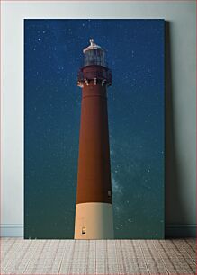 Πίνακας, Lighthouse under Starry Night Φάρος κάτω από την Έναστρη Νύχτα