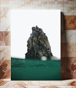 Πίνακας, Lone Rock Formation in the Sea Lone Rock Formation in the Sea