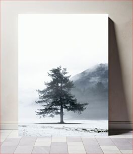 Πίνακας, Lone Tree in the Mist Μοναχικό Δέντρο στην Ομίχλη