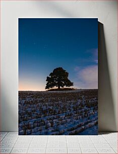 Πίνακας, Lone Tree Under Night Sky Lone Tree Under Night Sky