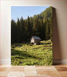 Πίνακας, Lonely Cabin in the Forest Μοναχική Καμπίνα στο Δάσος