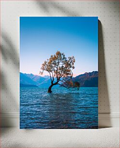 Πίνακας, Lonely Tree in Lake Μοναχικό Δέντρο στη Λίμνη