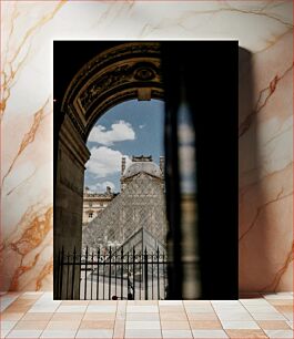 Πίνακας, Louvre Museum Pyramid Πυραμίδα του Μουσείου του Λούβρου