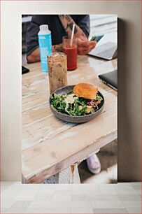 Πίνακας, Lunch on a Rustic Table Μεσημεριανό σε ένα ρουστίκ τραπέζι