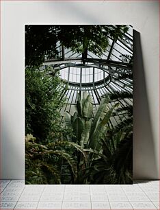 Πίνακας, Lush Botanical Glasshouse Καταπράσινο Βοτανικό Γυαλί