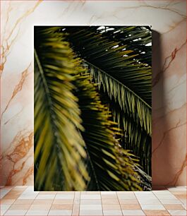 Πίνακας, Lush Palm Leaves Πλούσια φύλλα φοίνικα