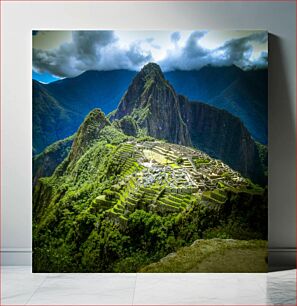 Πίνακας, Machu Picchu in the Mountains Το Μάτσου Πίτσου στα βουνά