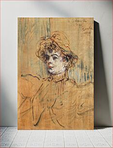 Πίνακας, Mademoiselle Nys (1899) by Henri de Toulouse–Lautrec