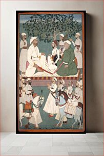 Πίνακας, Maharaja Sidh Sen Receiving an Embassy by A Master of the Mandi atelier