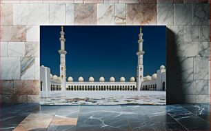 Πίνακας, Majestic Mosque Courtyard Μεγαλοπρεπής Αυλή Τζαμί