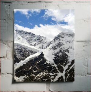 Πίνακας, Majestic Snow-Capped Mountains Μαγευτικά Χιονισμένα Βουνά