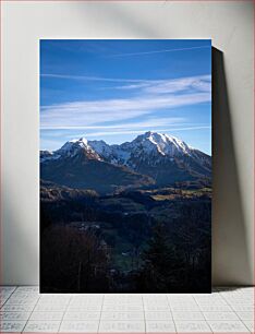 Πίνακας, Majestic Snow-Capped Mountains Μαγευτικά Χιονισμένα Βουνά