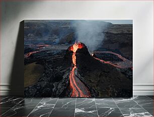 Πίνακας, Majestic Volcanic Eruption Μαγευτική ηφαιστειακή έκρηξη