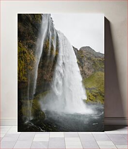 Πίνακας, Majestic Waterfall Μεγαλοπρεπής Καταρράκτης