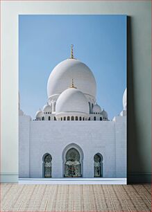 Πίνακας, Majestic White Mosque Μεγαλοπρεπές Λευκό Τζαμί