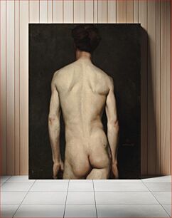 Πίνακας, Male model, academy study, 1874, by Albert Edelfelt