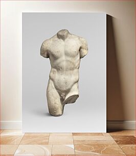 Πίνακας, Male nude sculpture, Marble torso of a youth (ca. A.D. 118–161)