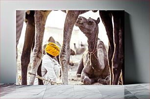 Πίνακας, Man and Camels at the Market Άνθρωπος και καμήλες στην αγορά