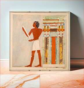 Πίνακας, Man Before a False Door, Tomb of Nebamun by Charles K. Wilkinson