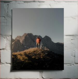 Πίνακας, Man Standing on Mountain Άνθρωπος που στέκεται στο βουνό