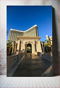 Πίνακας, Mandalay Bay Resort with Architectural Details Mandalay Bay Resort με αρχιτεκτονικές λεπτομέρειες