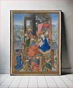 Πίνακας, Manuscript Illumination with Adoration of the Magi by Master of James IV of Scotland (probably Gerard Horenbout)