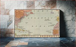 Πίνακας, Map of the seat of war : showing the only practical method by which the movements of the warships of both nations can be accurately followed from day to day