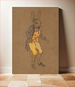 Πίνακας, March Hare (1915) Costume Design for Alice in Wonderland in high resolution by William Penhallow Henderson