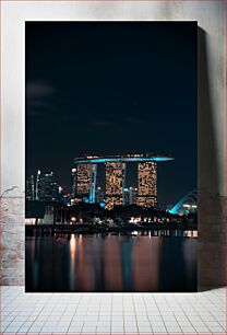 Πίνακας, Marina Bay Sands at Night Marina Bay Sands τη νύχτα