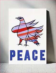 Πίνακας, McCarthy Peace (1968) bird poster by Ben Shahn