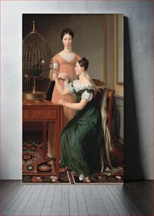 Πίνακας, Mendel Levin Nathanson's Elder Daughters, Bella and Hanna by C.W. Eckersberg