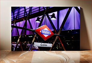 Πίνακας, Metro Station at Night Σταθμός Μετρό τη νύχτα