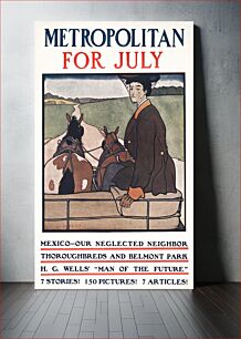 Πίνακας, Metropolitan for July (ca. 1900–1910) by Edward Penfield