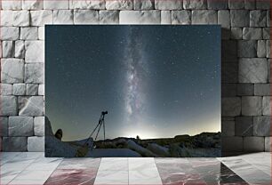 Πίνακας, Milky Way and Telescope Γαλαξίας και τηλεσκόπιο