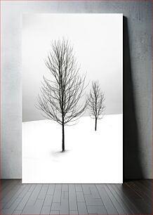 Πίνακας, Minimalist Winter Trees Μινιμαλιστικά χειμερινά δέντρα