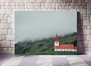 Πίνακας, Misty Church in the Hills Misty Church in the Hills